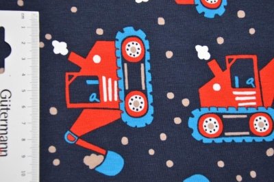 Jersey BIG DIG ♣ Schaufelbagger | blau türkis
